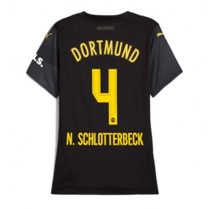 Borussia Dortmund Nico Schlotterbeck #4 Dámské Venkovní Dres 2024-25 Krátký Rukáv